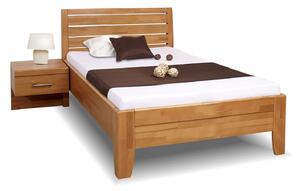 Zvýšená postel jednolůžko z masivu CONCEPTA 1, 140x200, masiv buk