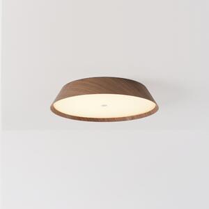ACB Iluminacion Stropní LED svítidlo CORA, 38W, ø 42,5 cm, CRI90, CCT switch 2700-3000K Barva: Ořechové dřevo-černá, Stmívání a řízení: ON/OFF