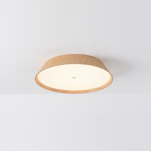 ACB Iluminacion Stropní LED svítidlo CORA, 38W, ø 42,5 cm, CRI90, CCT switch 2700-3000K Barva: Dubové dřevo-bílá, Stmívání a řízení: ON/OFF