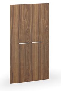 Křídlové dveře PRIMO, pár, výška 1393 mm, ořech