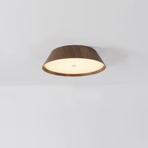 ACB Iluminacion Stropní LED svítidlo CORA, 25W, ø 33,5 cm, CRI90, CCT switch 2700-3000K Barva: Ořechové dřevo-černá, Stmívání a řízení: ON/OFF