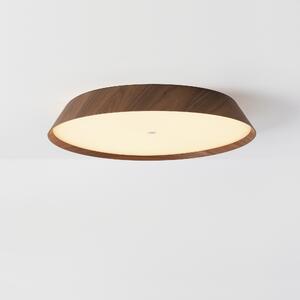 ACB Iluminacion Stropní LED svítidlo CORA, 50W, ø 61 cm, CRI90, CCT switch 2700-3000K Barva: Ořechové dřevo-černá, Stmívání a řízení: ON/OFF