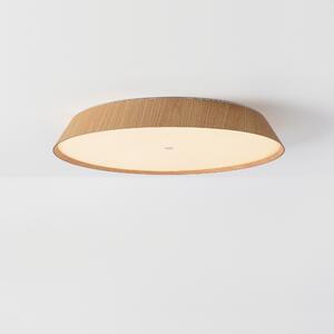 ACB Iluminacion Stropní LED svítidlo CORA, 50W, ø 61 cm, CRI90, CCT switch 2700-3000K Barva: Dubové dřevo-bílá, Stmívání a řízení: ON/OFF