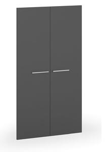 Křídlové dveře PRIMO, pár, výška 1393 mm, grafit