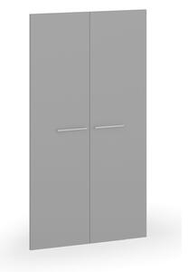 Křídlové dveře PRIMO, pár, výška 1393 mm, šedá