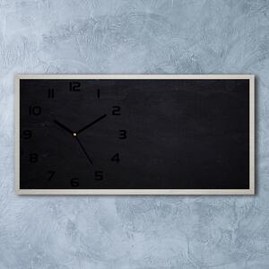 Skleněné hodiny na stěnu tiché Černá tabule pl_zsp_60x30_f_70202968