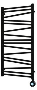 Radiátor elektrický SAT Lilon 97,5x50 cm černá matná SATRALI975500EBL