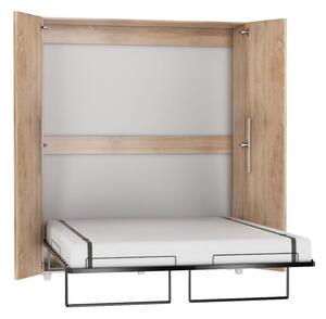 Sklápěcí postel dvoulůžko ve skříni Terry 160x200