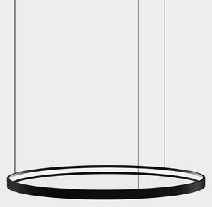 ACB Iluminacion Závěsné LED svítidlo LOOP, 83W, Ø 120 cm, CRI90, CCT switch 2700-3000K Barva: Černá