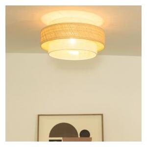 Stropní svítidlo BOHO 1xE27/60W/230V pr. 40 cm juta/krémová