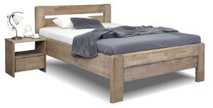 Zvýšená postel z masivu Primátor, masiv buk, 140x200