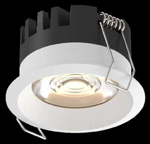 ACB Iluminacion Zapuštěné bodové LED svítidlo SHORT, 5W, Ø 70 mm, CRI90, CCT switch 3000-4000K, IP40 Barva: Černá, Stmívání a řízení: ON/OFF