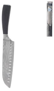 Nůž kuchyňský Santoku, damašková ocel/pakka, 18,5 cm