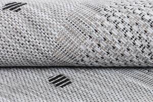 Makro Abra Kulatý koberec Sisal MELISSA KE63A šedý Rozměr: průměr 100 cm