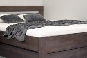 Zvýšená postel s úložným prostorem NICOLAS, 90x200, masiv buk