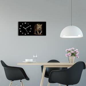 Moderní skleněné hodiny na stěnu Jaguár pl_zsp_60x30_f_71556052