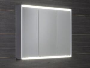 Sapho, BATU zrcadlová galerka 60x71x15 cm, 2x LED osvětlení, bílá, 1141120