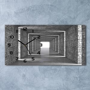 Skleněné hodiny na stěnu tiché Tunel z cihel pl_zsp_60x30_f_73368031