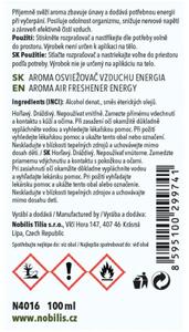 Nobilis Tilia Aroma osvěžovač vzduchu Energie 100 ml