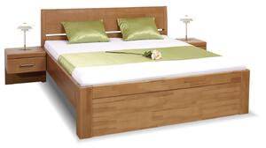 Zvýšená postel dvoulůžko z masivu CONCEPTA 2Z, masiv buk