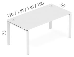 Kancelářský stůl EPIC, 120cm, kovová podnož U (Kancelářský stůl EPIC, 120cm, kovová podnož U)