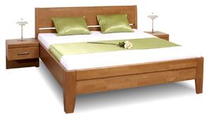 Zvýšená postel dvoulůžko z masivu CONCEPTA 2, masiv buk