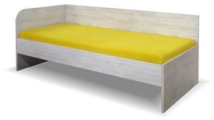 Zvýšená postel s bočnicí Katty, 90x200 cm - Levá