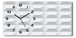 Skleněné hodiny na stěnu Geometrické pozadí pl_zsp_60x30_f_73907947