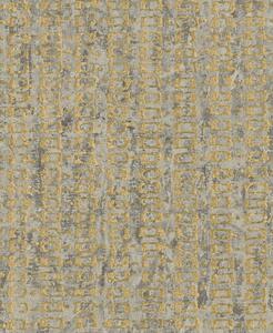 Luxusní šedá geometrická vliesová tapeta na zeď ,58707, Aurum II, Limonta