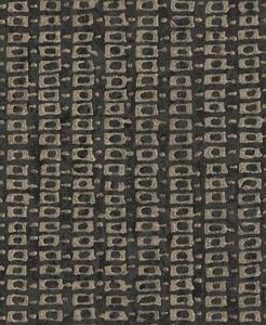 Luxusní černá geometrická vliesová tapeta na zeď, 58708, Aurum II, Limonta