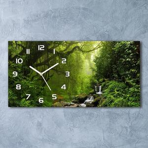 Skleněné hodiny na stěnu Džungle v Nepálu pl_zsp_60x30_f_74013171