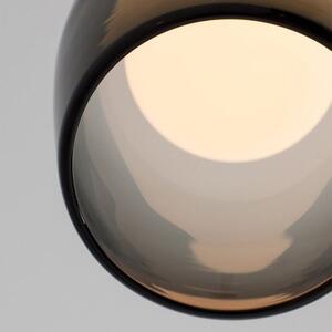 Toolight - stropní skleněná lampa G9 25W APP1026-1CP, černá, OSW-09484