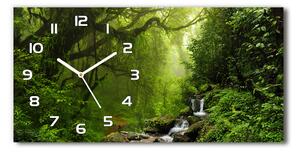 Skleněné hodiny na stěnu Džungle v Nepálu pl_zsp_60x30_f_74013171