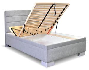 Čalouněná postel Fontana, s úložným prostorem, 90x200 cm