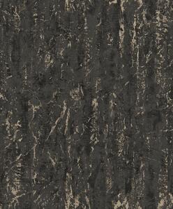 Luxusní černá vliesová tapeta na zeď s texturou, 57608, Aurum II, Limonta