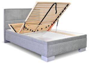 Čalouněná postel Marila, s úložným prostorem, 140x200 cm