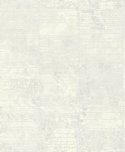 Luxusní bílá geometrická vliesová tapeta na zeď, 57411, Aurum II, Limonta