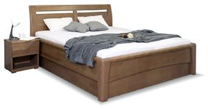 Zvýšená postel s úložným prostorem CONSTANTA, masiv buk