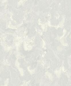 Luxusní bílá metalická vliesová tapeta na zeď s hrubou strukturou, 57311, Aurum II, Limonta
