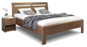 Zvýšená postel dvoulůžko z masivu CLAUDIA, masiv buk