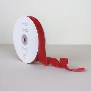 Sametová stuha 2 cm – Red (10 m)