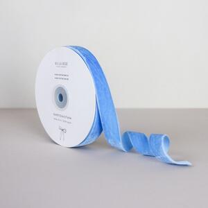Sametová stuha 2 cm – Sky Blue (10 m)