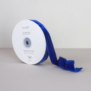 Sametová stuha 2 cm – Royal Blue (10 m)