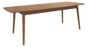 Rozkládací jídelní stůl s přídavnou deskou v dekoru ořechu 90x180 cm Montreux – Actona