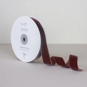 Sametová stuha 2 cm – Brown (10 m)