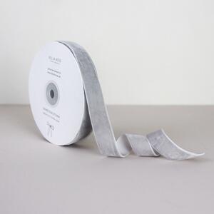 Sametová stuha 2 cm – Grey (10 m)
