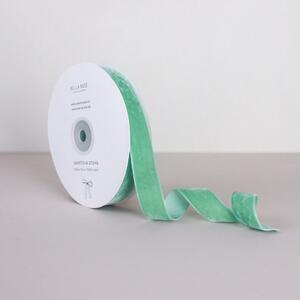Sametová stuha 2 cm – Dusty Mint (10 m)