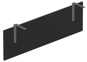 NABYTEK-DESIGNOVY.CZ - MEBL12 - Čelní deska ke stolu EPIC, volitelná délka 90/110/130/150cm, dub/černá