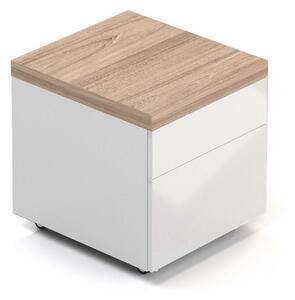 Kontejner SOLID, pojízdný se 2 zásuvkami, šířka 50cm, hlobka 60cm, výška 59cm (Kontejner SOLID, pojízdný se 2 zásuvkami, šířka 50cm, hloubka 60cm, výška 59cm)
