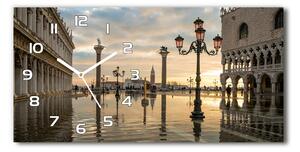 Skleněné hodiny na stěnu tiché Benátky Itálie pl_zsp_60x30_f_77398876